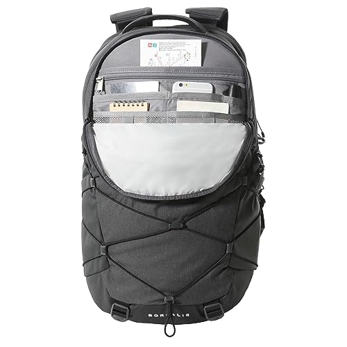 THE NORTH FACE Borealis Commuter Laptop Backpack, Asphalt Grey Light Heather/TNF Black, One Size