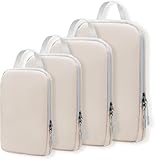 Lot de 4 Sac Compression Voyage, Rangement Valise Organisateur, Organiseurs de...