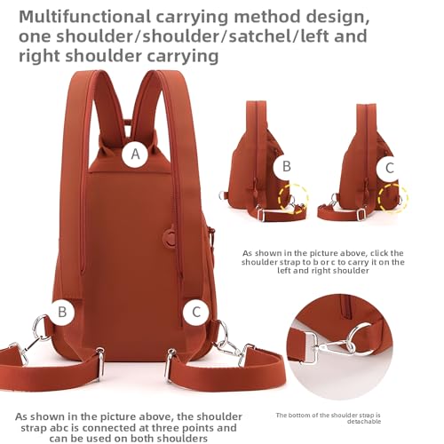 Waterproof Oxford Large Capacity Convertible Shoulder Bag, Crossbody Bags for Women, Multi-Compartment Large Capacity4