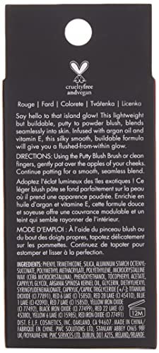 E.l.f. Putty Blush, Creamy & Ultra Pigmented Blush For Natural Glow, Infused With Argan Oil & Vitamin E, Vegan & Cruelty-Free, Bali, 0.35 Oz (10G) #TOP2