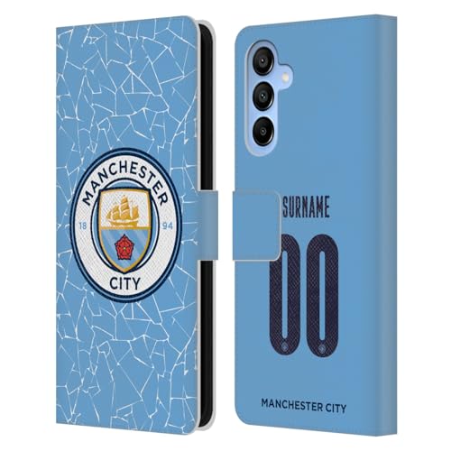 Housse Samsung Galaxy A16 5G Manchester City personnalisable | Étui cuir portefeuille
