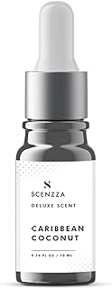SCENZZA Deluxe Scent Fragrance Oil for Diffuser - 10 ml (Caribbean Coconut)