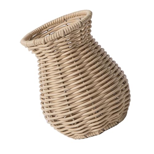 Laikoutd Dekorative Rattan Vase Gewebt Dekorative Tischvase Für...