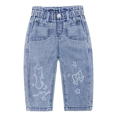 KIDSCOOL SPACE Baby Little Girl Jeans Cover