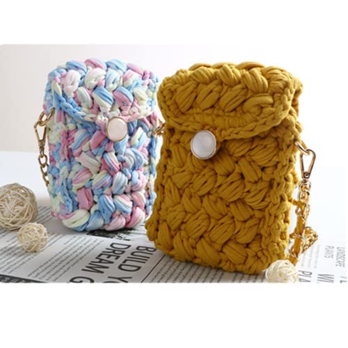 2X100G Cotton Yarn For Crocheting And Knitting, Soft Cotton-Nylon Blend Yarn For Beginners Crochet, Set Of 2, (2 X 3.53 Oz) (Style-D) #TOP2