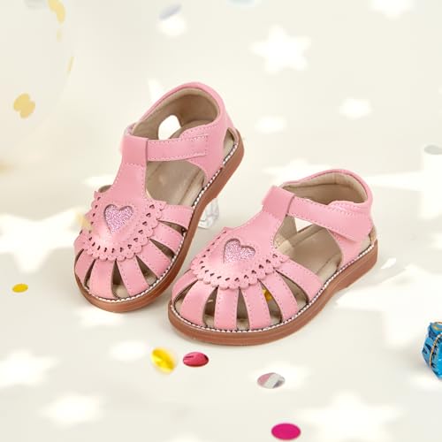 Image of Kiderence Toddler Girls Sandals Little Girls Kids Summer Shoes Toddler Sandals
