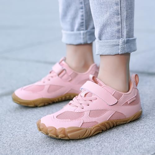 Image of KUBUA Kids Barefoot Shoes for Boys Girls Zero Drop Minimalist Sneakers | Wide Toe Box, Natural Foot Development, Lightweight, Hiking, Running, Tennis, Walking, School, Toddler, Little Kid, Big Kid