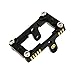 RZXYLRC 13g Brass Black Coating Servo Mount for 1/18 RC Crawler Car TRX4M Metal Upgrade Parts Accessories