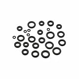 Generisch FJJ-CHILUN, M2 M3 M4 M5 M6 Schwarz Nabel Gummi-O-Ring-Dichtungen Hochtemperaturdichtungs-Silikon-Gummi-Dichtungsring (Farbe : 100pcs, Größe : M6)