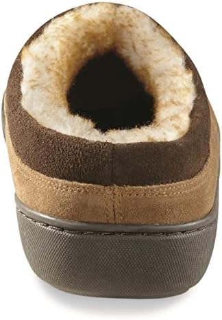 ARIAT Men's Indoor & Outdoor Suede Hooded Clog Slippers, Hashbrown, 13 | Image 4