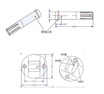 Taidacent Corrosion and Acid Resistance I2c Digital Temperature Temp and Humidity Meter Soil Moisture Sensor SHT20 (SHT20)