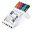 STAEDTLER 301 WP6 Whiteboard Pen Lumocolor (Strichbreite M (ca. 1 mm), trocken und rückstandsfrei abwischbar, schnelltrocknend, hohe Qualität, ideal für kleine Whiteboards, Box mit 6 Farben)