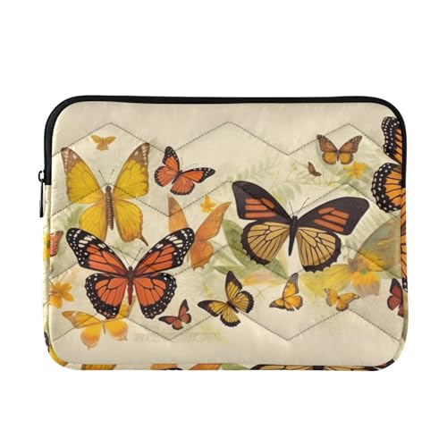 Funda para portátil Butterfly Flower 13-14 pulgadas impermeable miniatura 1