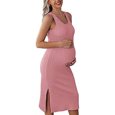Ekouaer Women's Maternity Dress Cover