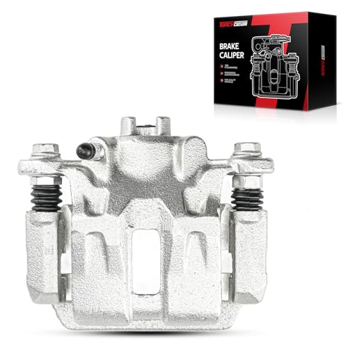 Image of Torchbeam Rear Brake Caliper Left for Honda Ridgeline 2006-2014, Rear Left Caliper Replace # 19B2929A Disc Brake Caliper Assembly with Bracket