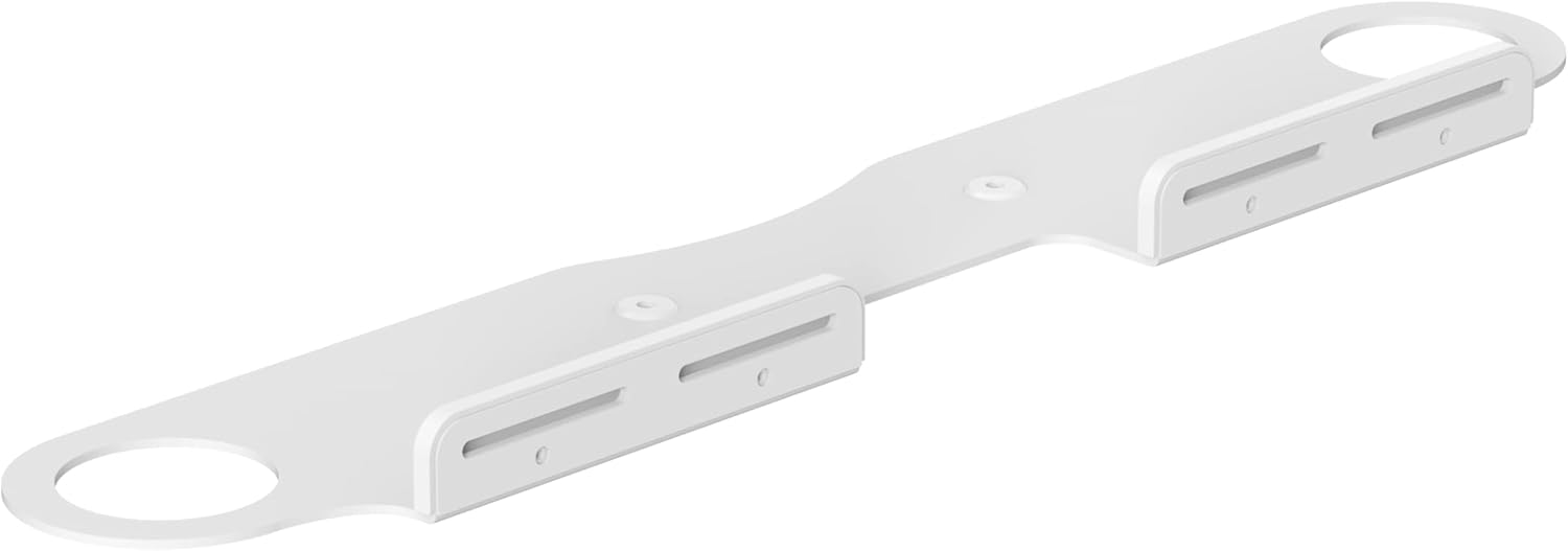 ynVISION.DESIGN soundbar Mount Compatible with Sonos Beam Wall Mount Gen 1 and Gen 2- Easy HDMI and Power Access - Heavy Duty Bracket Includes All Necessary mounting Hardware - White