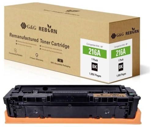 G&G Toner Remplacement pour HP 216A Compatible Noir 1050 Pages Reborn remanufactured 21289