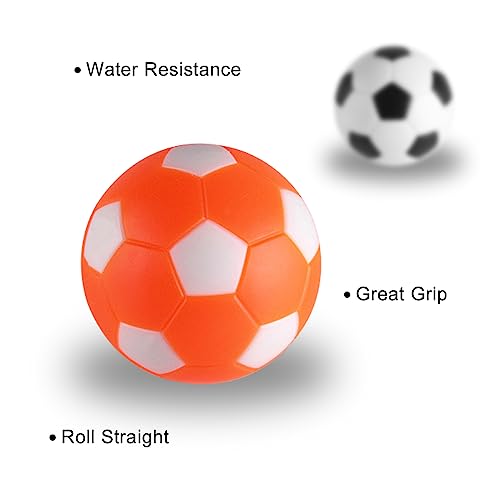 RAYNA GAMES 12 Stück Kickerbälle, 32MM Tischfußball, Reguläre Größe Kickerbälle, ABS Tabletop Fußball für Erwachsene Kinder Fußball Tisch Spiel-Vielfarbigkeit