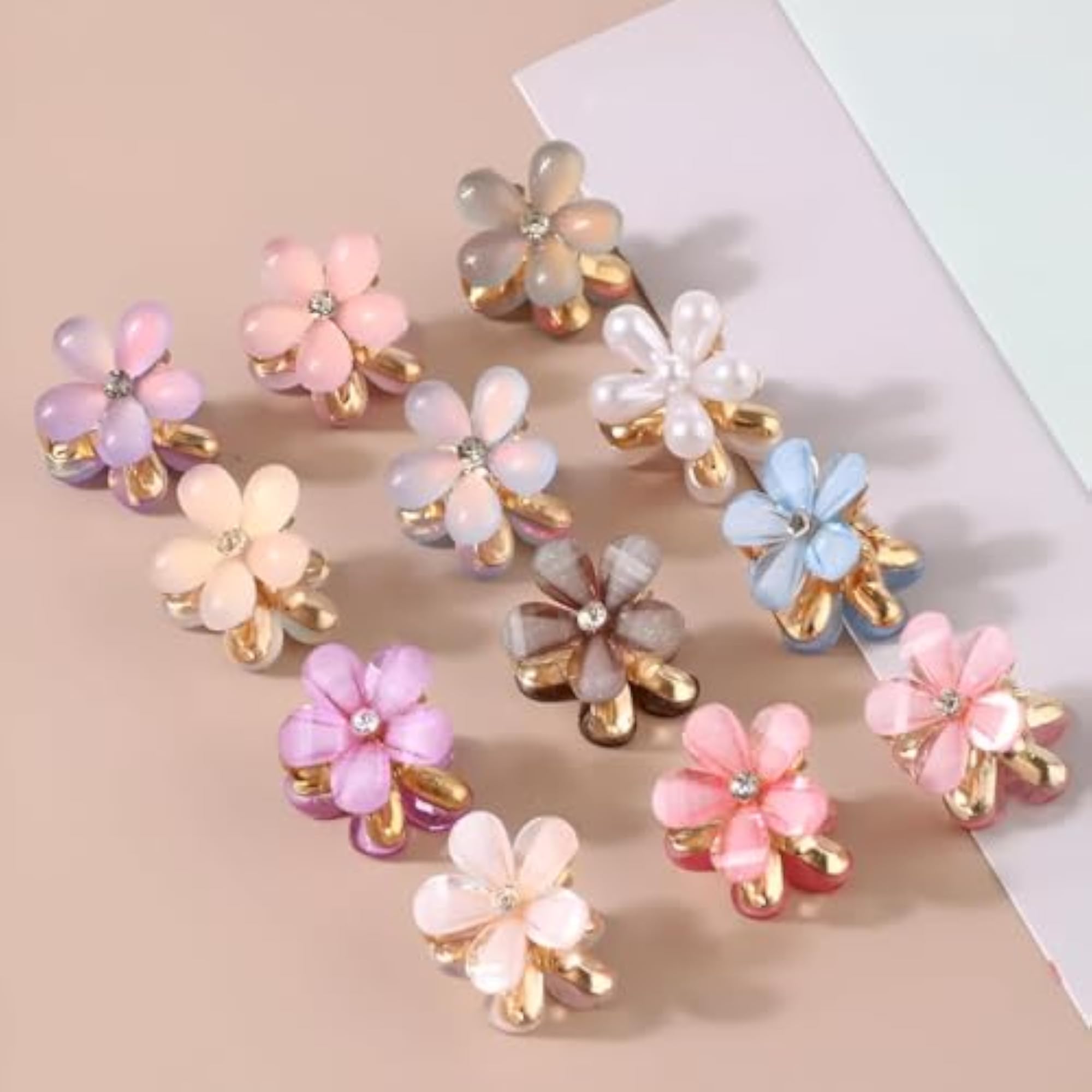 Multicolor Hairpin with Alligator Clips, Pack of 4 for Girls