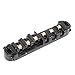 BLACK ROLLER SADDLE BRIDGE W/POSTS & SPANNER FOR ELECTRIC GUITAR