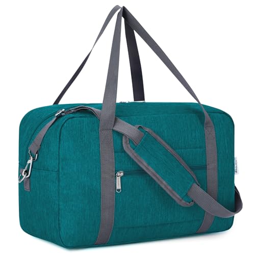 Narwey für Ryanair Handgepäck 40x20x25 Faltbare Reisetasche Handgepäck Tasche Flugzeug Weekender Reisetaschen Sporttasche 20L (Türkis) Narwey für Ryanair Handgepäck 40x20x25 Faltbare Reisetasche Handgepäck Tasche Flugzeug Weekender Reisetaschen Sporttasche 20L (Türkis)