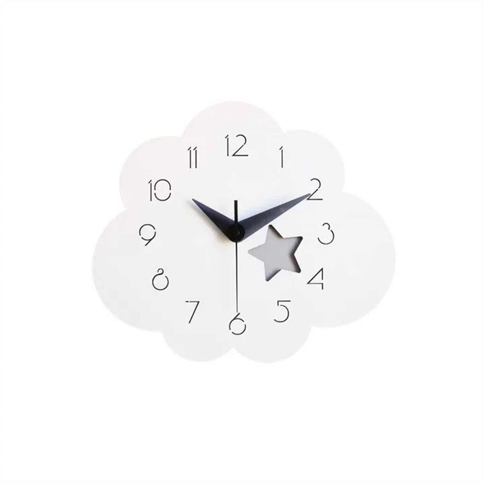 EINES Wall Clocks Living Room Clock Modern minimalist Clock Fashion Wall Mute Household Lovely Wall Watch(A)