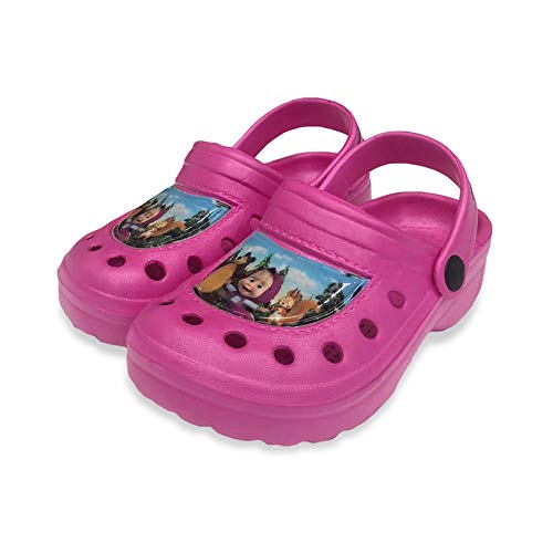 NADA HOME Pantofole Masha e Orso Ciabatte per