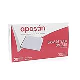 paquete de gasas 10x10 Mejor producto para Aposán GASA ESTERIL DE TEJIDO SIN TEJER 10X20 CM 20 UNIDADES