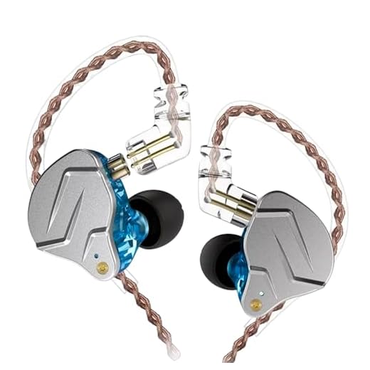 Fone de Ouvido Profissional KZ ZSN Pro Intra-auricular, Driver Híbrido, Cabo Destacável, Original - Excelência em Som para Músicos e Cantores - AlverSun (AZUL)