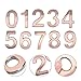 Happyyami Hotel Digital Door Number Sticker Bronze Address Sign for House Office Mailbox