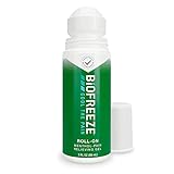 Biofreeze Roll-On Pain-Relieving Gel 3 FL OZ, Green Topical Pain Reliever For Muscles And Joints...