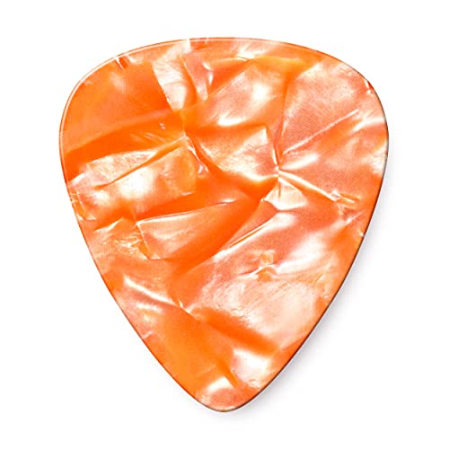 Dunlop 483 Picks GENUINE CELLULOID CLASSIC, orange Perloid, Thin - Les Beatles, Paul McCartney, John Lennon, RIngo Starr, George Harrison Dunlop 483 Picks GENUINE CELLULOID CLASSIC, orange Perloid, Thin – Image 3