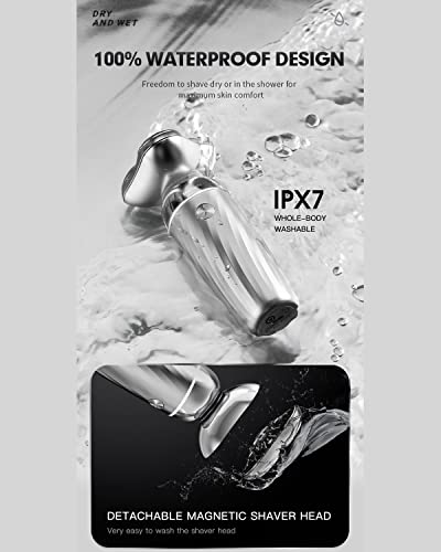 Enchen Beard Trimmer For Men Electric Razor 3D Rotary Shaver For Men, Rechargeable Wet & Dry Shaver Waterproof Ipx7 #TOP4