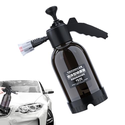 Pulverizador Manual a Presión - Pulverizador De Limpieza Portatil De 2 Litros,Botella de Spray con Bomba para Jardín y Plantas | Para Baño Mascotas Lavado Coches Riego Plantas Abono Ventana Hogar Coci