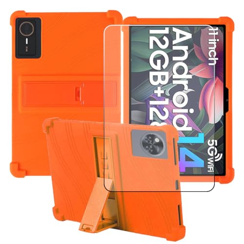 CongJiaLingXi�ƌ݊��������� TABWEE T50 11 �C���`�^�u���b�g�P�[�X+�X�N���[���ی�t�B���������K���X�t�B�����A�_��V���J�Q���S�J�o�[���߉\�X�^���h�ی�^�u���b�g�J�o�[�A�I�����W�F