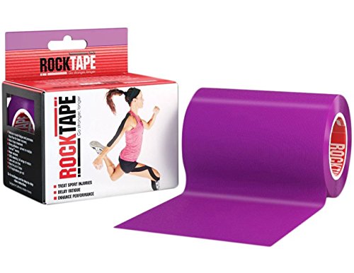 RockTape Kinesiology Tape, Extra Wide 4-Inch Tape for Larger Muscle Groups, Active-Recovery For Athletes, Uncut Roll - Extra Wide