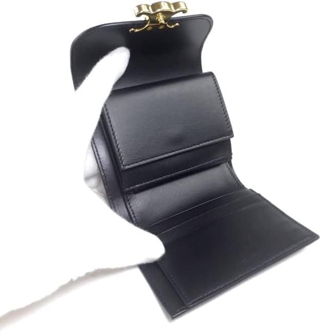 セリーヌ フラップウォレット ブラック CELINEセリーヌ スモール