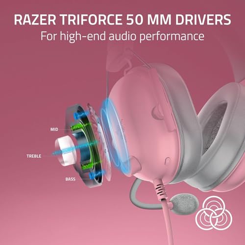 Image of Razer BlackShark V2 X (Xbox) - Wired E-Sports Headset for Xbox S|X Console (250g, Cardioid Microphone, 50mm Drivers, Passive Noise Cancellation, 3,5mm Jack) Quartz