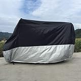 Universal Motorcycle Moped Scooter Full Cover Breathable Outdoor RainProtector Cover(XXXL) Motorcycle Cover Moped (XXL)