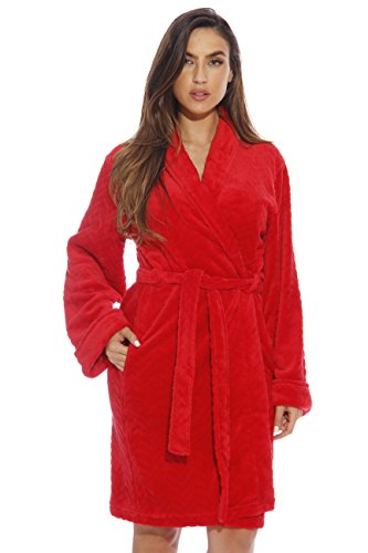 Just Love Kimono Robe Bath Robes for Women 6312-Red-S