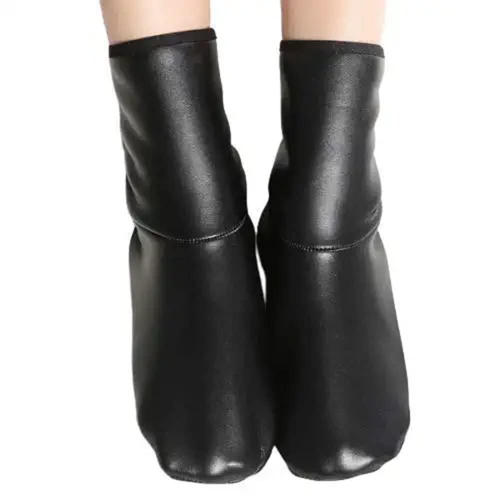 kolva Imported Woolen Leather Socks For Men's & Women's (Black,Free Size)-picture-49