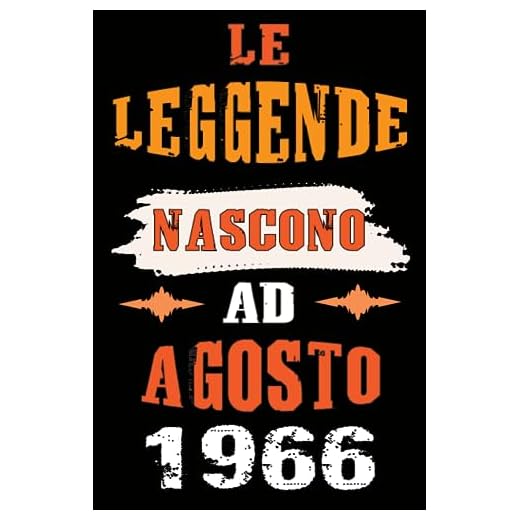 Le leggende Nascono Ad Agosto 1966: Idea Regalo di compleanno 57 anni originale per donne e uomini / Quaderno a righe"