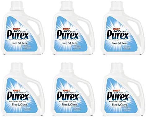 Purex Ultra Concentrated Liquid Detergent, Unscented, 150 Fluid Ounce (Pack of 6)