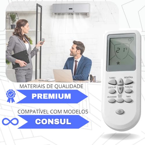 Controle Compatível com Consul Ar Condicionado Split Bem-Estar Facilite