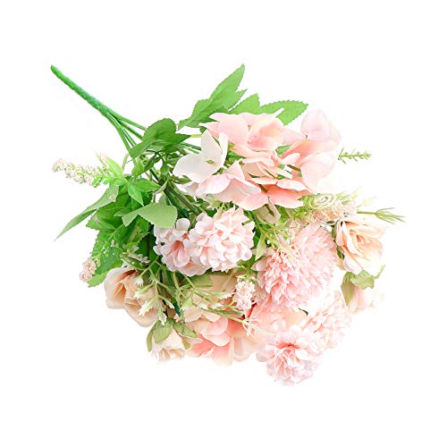 VALICLUD Buquê de Flores Artificiais Seda Falsa Arranjos de Flores Realistas Presentes para Decoraçõ