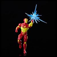 Vista 4 de Hasbro Marvel Legends Series Retro Iron Man - Figura de acción de 6 pulgadas