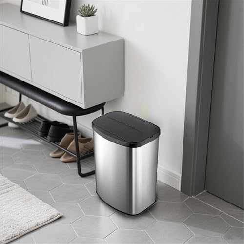 Caneca de Basura Sensor Automático Acero Inoxidable 3 Gal miniatura 7