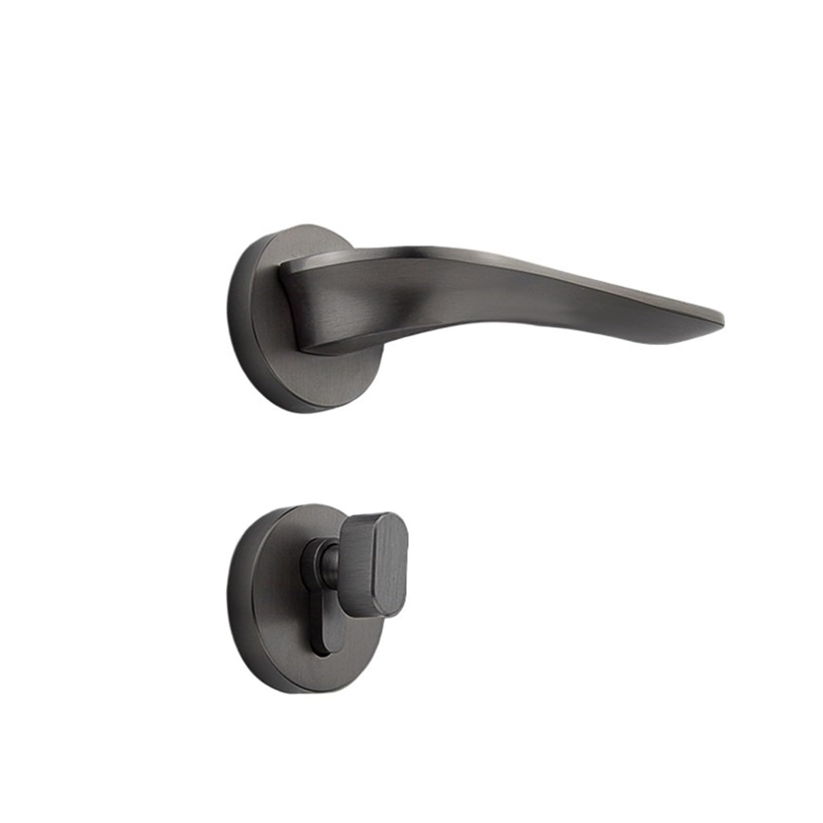 KXAOXGRC European Door Handle Set, Brass Bedroom Door Lock Handle Set, French, Multicolor