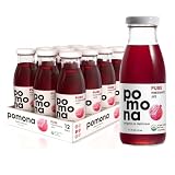 Pure Pomegranate Juice, 8.4 Ounce Bottle (Pack of 12), Cold Pressed Organic Juice, Non-GMO, No Sugar Added, Not from Concentrate, Gluten Free, Kosher Certified, Preservative Free