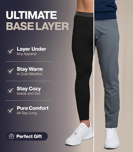 Thermajohn Long Johns for Men, Thermal Underwear for Men Long Underwear Mens Leggings Thermal Pants Men Cold Weather Bottoms3